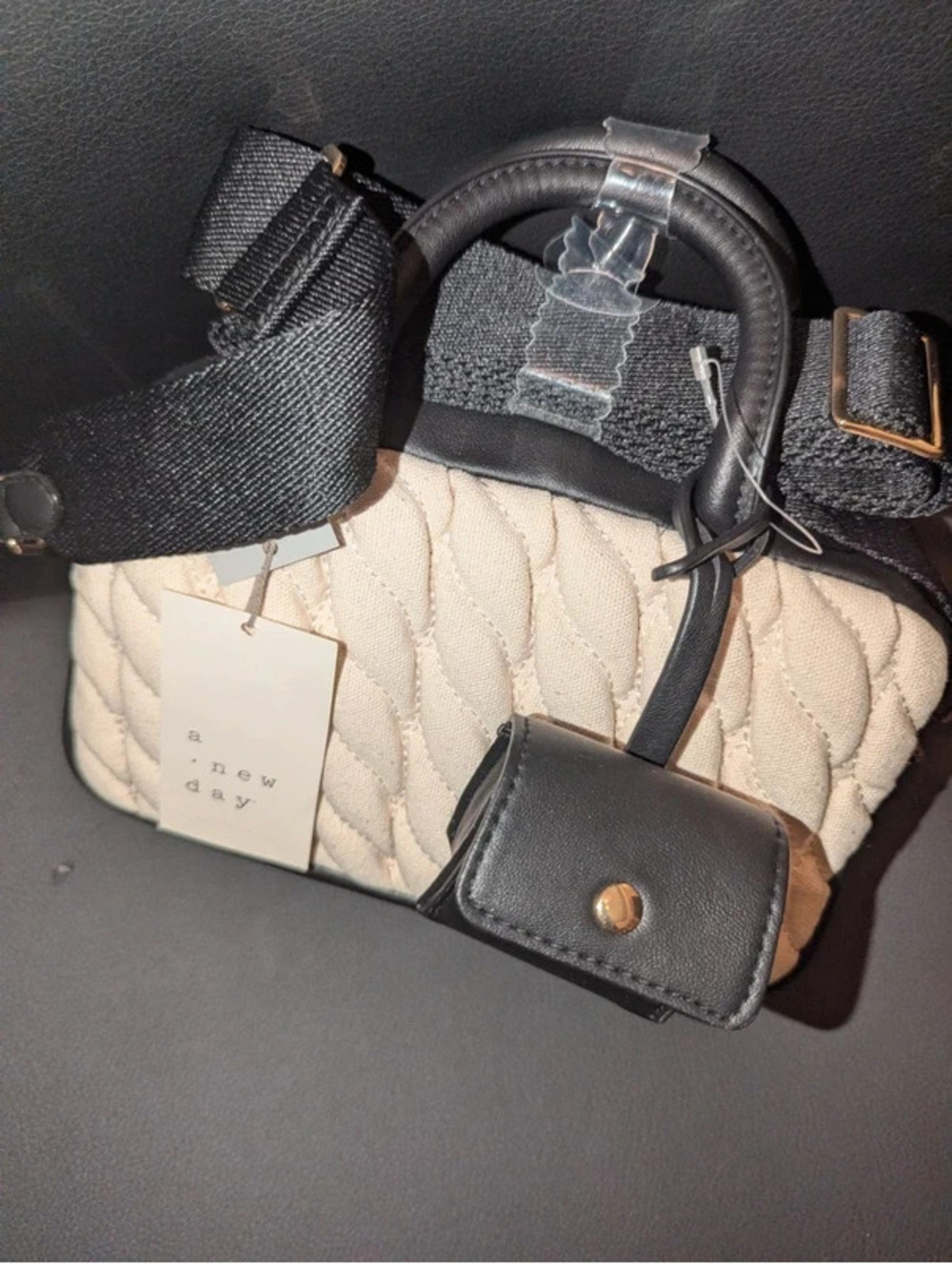 Shoulder Bag (New Day) with Coin/Earbud Mini Pouch